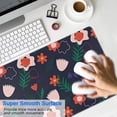 thumbnail image 4 of Long Mouse Pads for Desk,Pioneer Flower Floral Print Pattern Desk Mats on Top Of Desks, Desk Mouse Pad Extra Large with 3mm Non-Slip Base and Stitched Edge for Gaming,Office,Work,Home 31.5"x11.8", 4 of 6