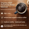 thumbnail image 2 of Coffee Bean Direct Organic Swiss Water Process Decaf City Roast Mexican, Whole Bean Coffee, Arabica, 5 lb Bag, 2 of 10