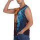 thumbnail image 3 of Balery Red And Blue Fire Lion Camisetas sin mangas para hombre, absorbe la humedad y protege contra el mal olor.-3X-Large, 3 of 7