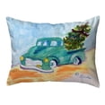 thumbnail image 1 of Betsydrake NC1223 Green Truck Noncorded Pillow - Large, 1 of 1