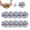 L 10pcs, variant on Plastic Wrap Stretchable Food Covers Flexible Lids for Bowls Plates Pots Containers Heat Retaining Freshness Preserver for Kitchen Parties Meal Prep