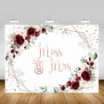 thumbnail image 4 of Miss to Mrs Bridal Shower Backdrop Pink Burgundy Floral Bachelorette Photography Background Rose Gold Wedding Bride to Be Engagement Party Decorations Banner Supplies Photo Booth Props, 4 of 4