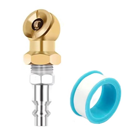 Ball Inflator Air Clamp Kit 1/4 Inch Fnpt Car Tire Air Clamp Inflation Nozzle