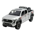 thumbnail image 5 of 2024 Toyota Tacoma TRD Off Road Edition Truck Silver Metallic with TRD Stripes w/Sunroof and Wheel Rack 1/24 Diecast Model Car, 5 of 6
