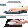 thumbnail image 3 of Ergonomic with Wrist Support, Cute s with Non-Slip Base Gel Wrist Rest, Easy-Typing and Pain Relief for Gaming Computer Laptop Office (Cute Music Elephant), 3 of 7