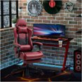 thumbnail image 2 of JERFIT Red Racing Gaming Chair, High-Back Recliner with Footrest and Lumbar Support, 2 of 9