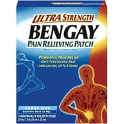 Ultra Strength Bengay Pain Relieving Patches-Box of 4