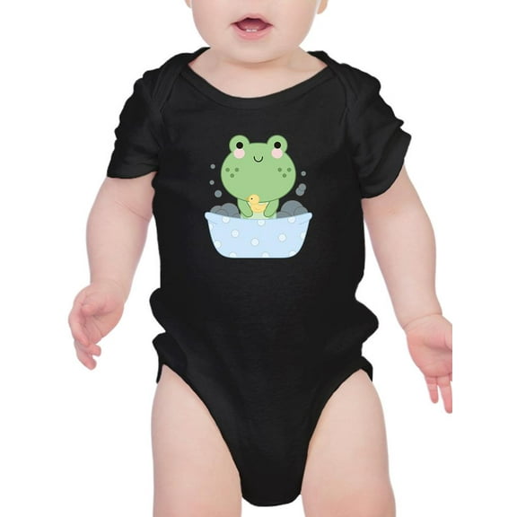 Cute Little Frog Bubble Bath Bodysuit Infant -Image by Shutterstock, Newborn
