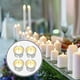 thumbnail image 3 of Portavelas para Velas CóNicas, Portavelas, Velas de Té, Velas de Mesa con InsercióN de Velas, Portavelas 30 Piezas Plata, 3 of 5
