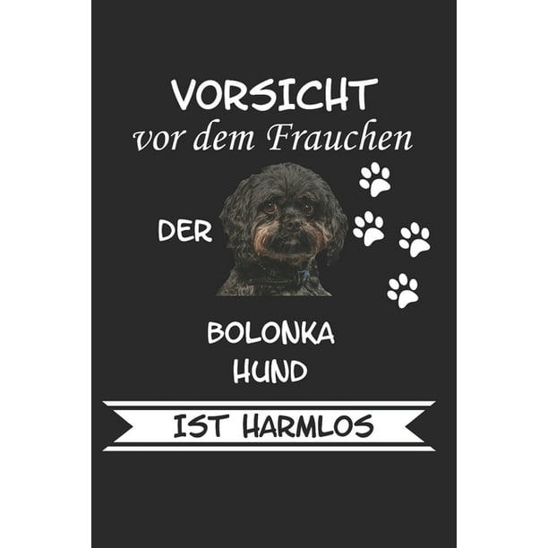 Vorsicht vor dem Frauchen der Bolonka Hund ist Harmlos Bolonka Hund