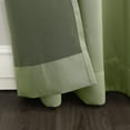 thumbnail image 4 of Sun Zero Arya Room Darkening Grommet Curtain Panel, 40"X84", Sage Green, 40"X84", Sage Green, 4 of 7