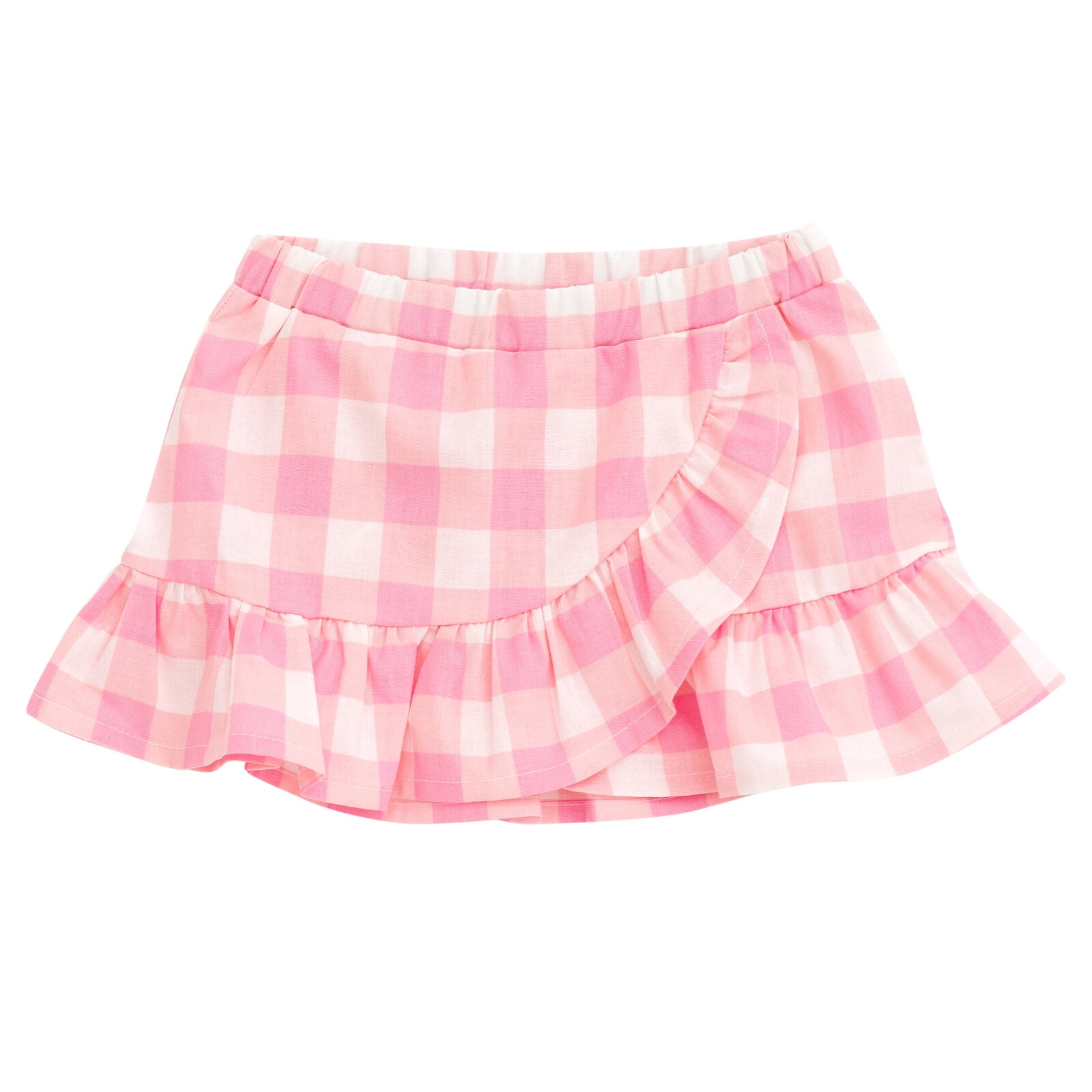 Barbie Newborn Baby Girls Bodysuit Wrap Skirt and Headband 3 Piece Outfit Set Pink / White 3-6 Months