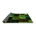 thumbnail image 2 of Ahgly Company Indoor Rectangle Patchwork Green Transitional Area Rugs, 7' x 10', 2 of 4