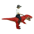 thumbnail image 2 of Halloween Inflatable Costume Ride on Dinosaur Outfit Blow Up T Rex for Adults Halloween Party, 2 of 5