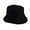 Black, variant on Xijirk Unisex Bucket Hat with Classic Wide Brim Solid Plain Design Hat for Commuting Walking Travel Outdoor Daily Wear,Khaki,One Size