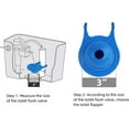 3 Inch Rubber Toilet Flappers Compatible with Gerber 99788 & Universal