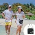 thumbnail image 2 of Outdoor Portable Small Bag Reflective Men's And Women's Crossbody Small Bag Cell Phone Cloth Bag, 2 of 7