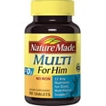 thumbnail image 1 of Nature Made Multi for Him Tablets w. D3 - 22 Essential Vitamins & Minerals 90 Ct, 1 of 13
