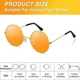 thumbnail image 2 of Gafas de sol BOUBONI Orange Hippie redondas para mujer y hombre, 2 of 7