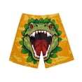 thumbnail image 5 of PNTUTB Men's Summer Playful Print Casual Loose Comfortable Elastic Waist Drawstring Beach Shorts with Pockets, 5 of 6