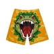 thumbnail image 5 of Pantalones de Baño de Cintura Elástica para Hombres Pantalones Cortos de Playa de Bolsillo Doble con Impresión Divertida, 5 of 9