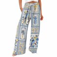 thumbnail image 2 of Stephy Women's New Thin Elastic Loose Large Size Korean Version of Everything Long Trousers Casual Trousers Haren, Black, L, 2 of 5