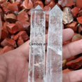 thumbnail image 4 of Varita de cristal curativo de cuarzo transparente de última llegada para brindar positividad y curación disponible a precio mayorista en la India, 4 of 4