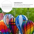 thumbnail image 5 of BESTOYARD 10Pcs Swivel Snap Hook Stainless Steel Silver Clips for Hanging, 5 of 8