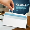 TRAHOODouble Window Envelopes 8 Peel and Seal Strip, Security