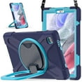 thumbnail image 3 of Étui Coloré pour Samsung Tab A7 Lite 8.7 Pouces 2021 avec Bandoulière, Grand Support Réglable, Protection contre les Chocs, 3 of 5