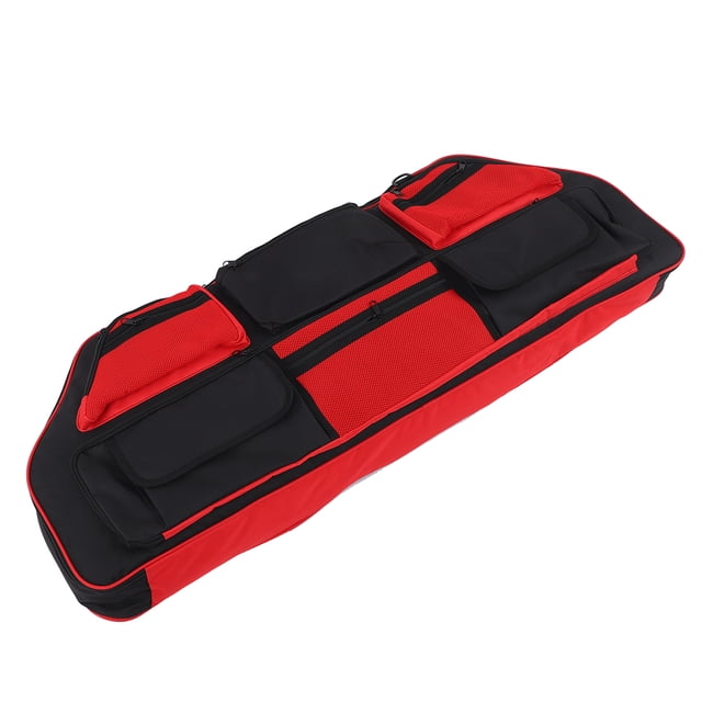 Bow Case, Large Capacity Nylon Weather Resistant Sturdy Composite Archery Bag for Shooting