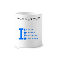 thumbnail image 1 of El edificio Empire State en Nueva York Taza de cepillo de dientes, 1 of 3