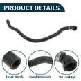 thumbnail image 4 of Unique Bargains Radiator Hose Heater Hose Radiator Outlet Hose Pipe No.64218377699 for BMW 745i Base 4.4L 2002-2005 Rubber Heating Water Pipe Black 1 Pc, 4 of 6