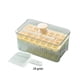 thumbnail image 4 of Ounissouiy Bandeja de hielo de rejilla ABS con fácil eliminación de hielo y cubitos de hielo resistentes a bajas temperaturas Cocina y Comedor tipo+2 28 rejillas, 4 of 6