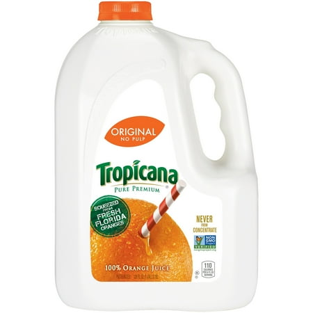 Tropicana, Pure Premium Original No Pulp 100% Orange Juice ...
