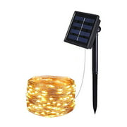 Solar String Lights Outdoor 66ft 200 LED Solar Powered Fairy Lights Waterproof Decorative Lighting for Patio Garden Yard Wedding Party Warm White