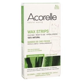 Hair Off Facial Wax Strips 18 Sets 3 Pack With Free Nail File