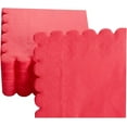 thumbnail image 4 of 100 Pack Cocktail Napkin 2-Ply Scalloped Edged Dessert Napkins Folded 5 x 5 Inches Disposable Napkins for Dinner Wedding Birthday Party Bridal Anniversary Reception Event (Sage Green), 4 of 10