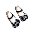 thumbnail image 2 of JDQJBZ Girls Casual Shoes Princess Rhinestones Bow Soft Sole Flats, 2 of 4