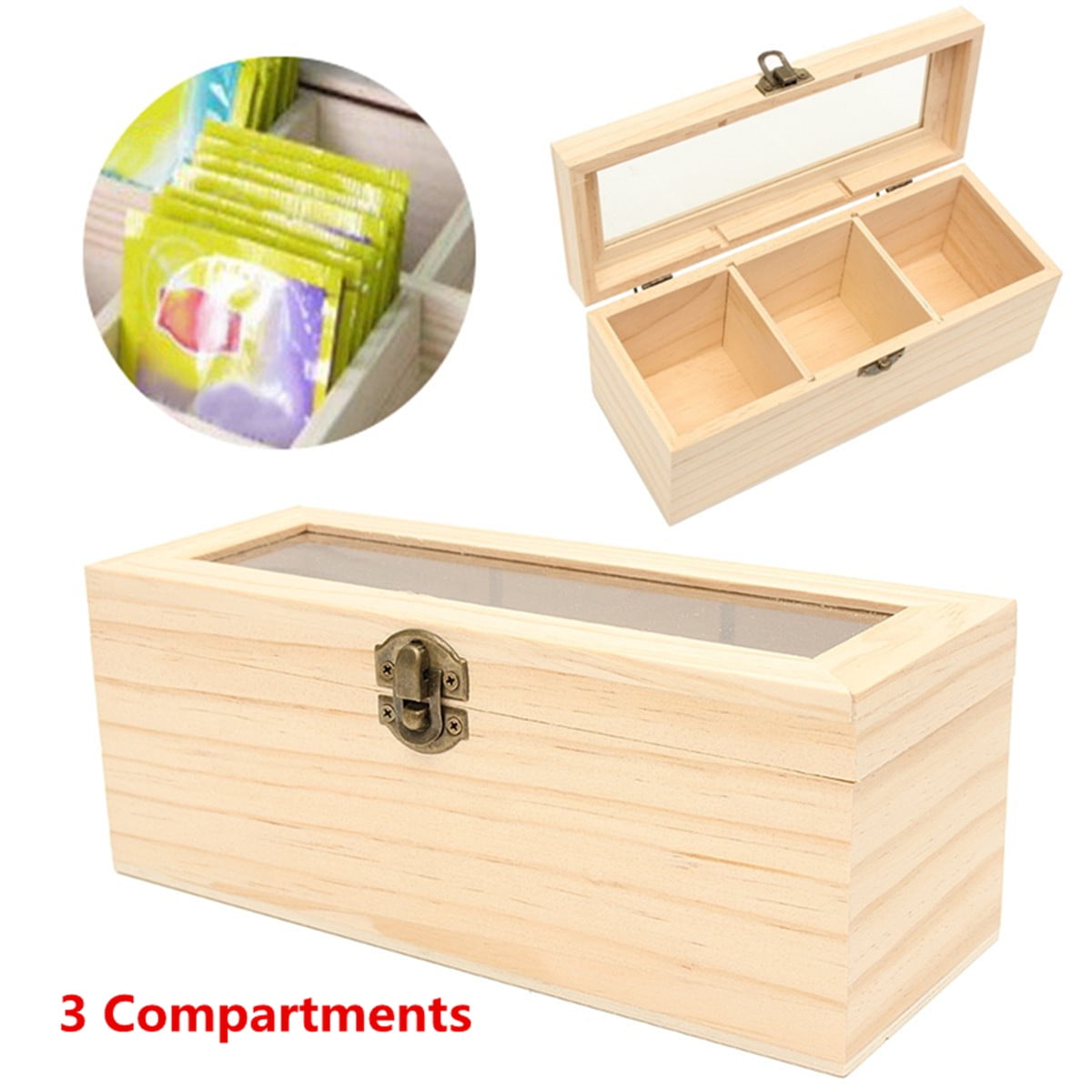 wood tea box organizer wood tea box organizer