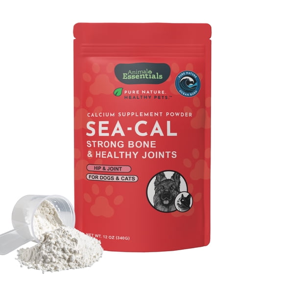 Animal Essentials Natural Seaweed Calcium for Dogs & Cats 12 oz