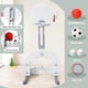 thumbnail image 5 of ChaoLink Juego 7 en 1 de tobogán y columpio para niños pequeños, escalador con tobogán independiente con columpio y aro de baloncesto, juego de bolos, fútbol y lanzamiento de aros, 5 of 8