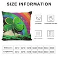 thumbnail image 6 of Nawypu  St Patricks Day Pillow Covers Spring Lucky Clover Rainbow Throw Pillow Covers, Polka Dot Shamrock Cushion Case Decoration for Farmhouse Home Sofa Couch&nbsp;2pc, 6 of 6