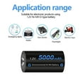 thumbnail image 5 of CITYORK 16 C Size High Capacity Low Self Discharge 1.2v Ni-MH Rechargeable Batteries with 8 Slots Intelligent Fast LCD Indicator USB Battery Charger For 1.2V AA AAA C D Size Ni-MH Batteries, 5 of 10