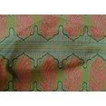 thumbnail image 4 of oneOone Cotton Poplin Fabric Peacock Block Decor Fabric Printed BTY 42 Inch Wide, 4 of 4