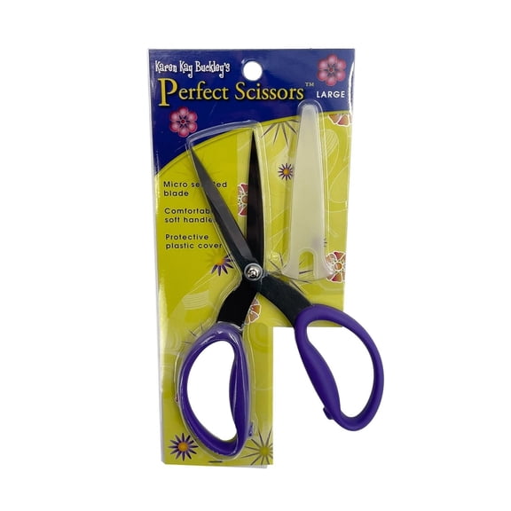 Karen Kay Buckley's Perfect Scissors, Large 7-1/2 Inch Mirco Serrated Blades (One Pack)