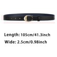 thumbnail image 4 of Cinturón fino con hebilla en forma de C para mujer, cinturón vaquero de tendencia urbana, se puede utilizar como regalo para madres y novias, 4 of 4