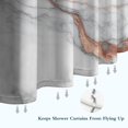 thumbnail image 6 of White Rose Gold Marble Pattern Shower Curtain 72"x84" ,Bathroom Decorative Shower Curtains Set with 12 Hooks,Modern Waterproof Washable Shower Curtain, 6 of 6