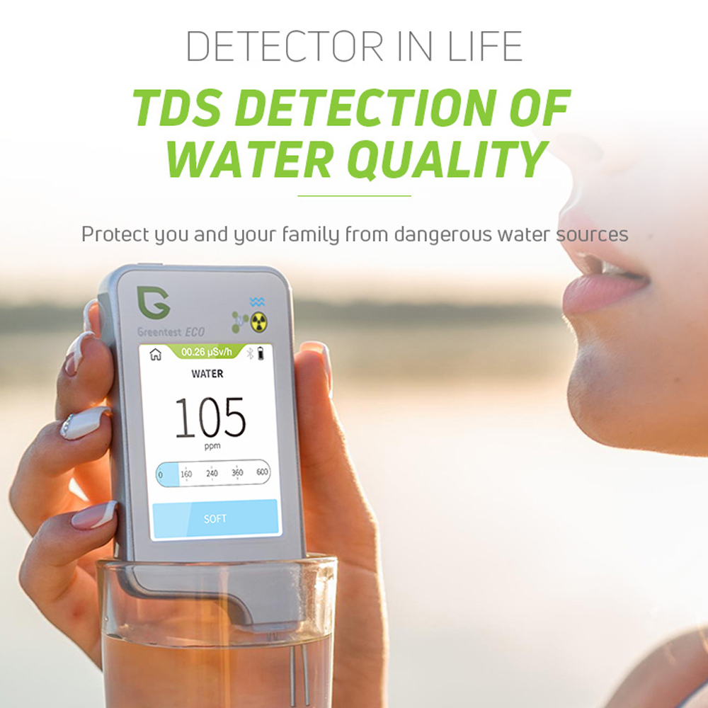 Greentest Instant Read Digital Nitrate Tester, Radiation Water Quality  Detector for Vegetable, Fruit, Meat, Food Meter, Black