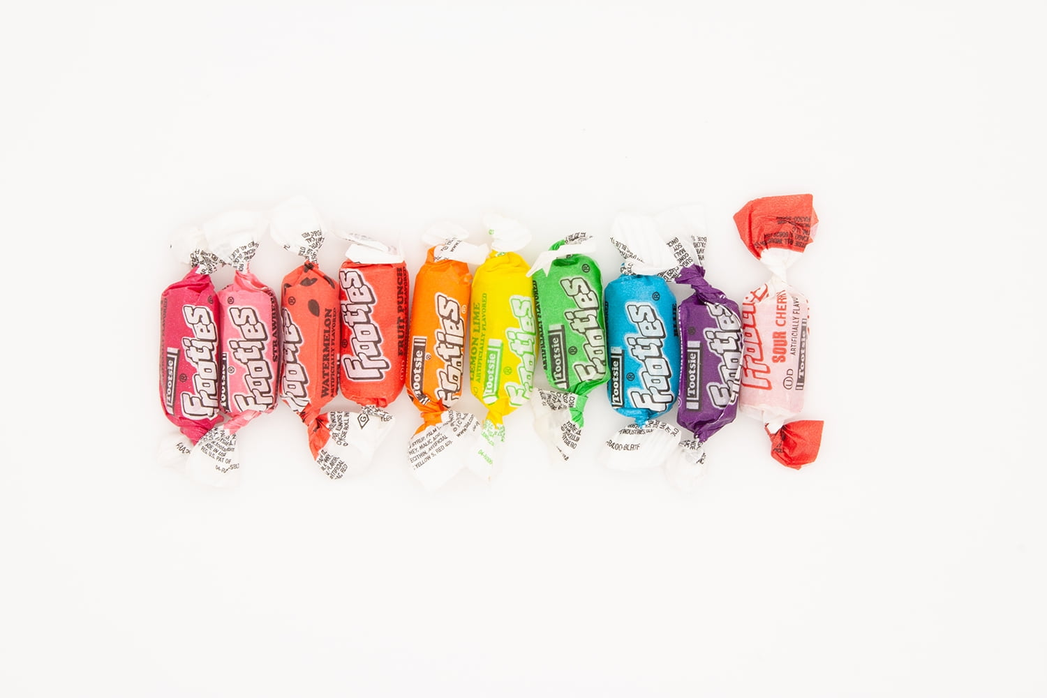Assorted Frooties (10 Flavors) 5 Pounds Individually Wrapped Candy in a Resealable King of Sweets Bag